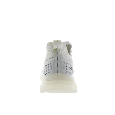 Steve Madden Maxx-S MAXX03M1 Mens White Mesh Lifestyle Sneakers Shoes