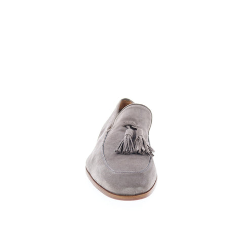 Mezlan Mez105 Mens Gray Suede Loafers & Slip Ons Tasseled Shoes