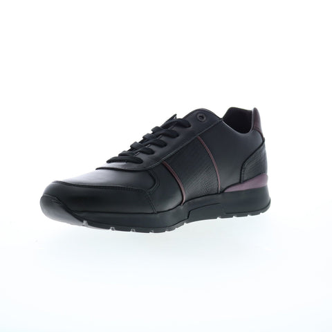 Bruno Magli Beta MB1BETA0 Mens Black Leather Lifestyle Sneakers Shoes
