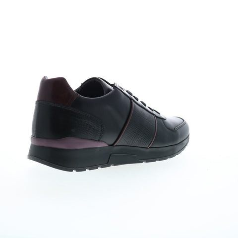 Bruno Magli Beta MB1BETA0 Mens Black Leather Lifestyle Sneakers Shoes