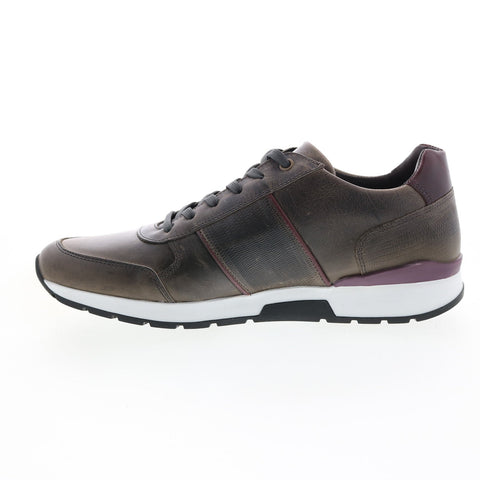 Bruno Magli Beta MB1BETF0 Mens Gray Leather Lifestyle Sneakers Shoes