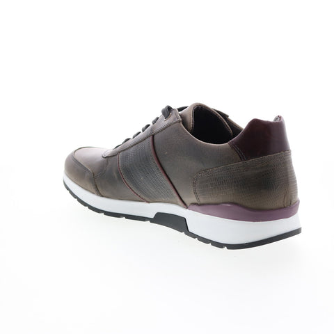 Bruno Magli Beta MB1BETF0 Mens Gray Leather Lifestyle Sneakers Shoes