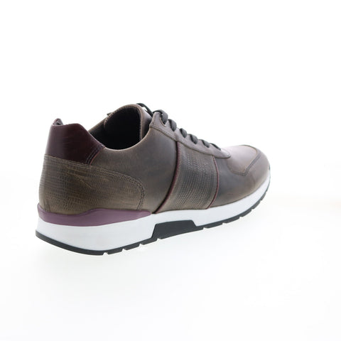 Bruno Magli Beta MB1BETF0 Mens Gray Leather Lifestyle Sneakers Shoes