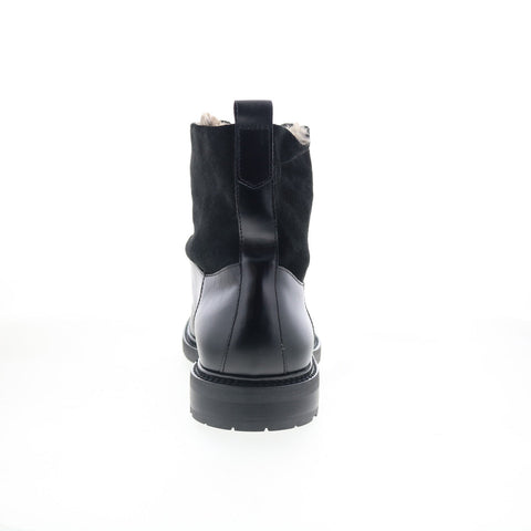 Bruno Magli Cerone MB1CERAO Mens Black Leather Lace Up Casual Dress Boots