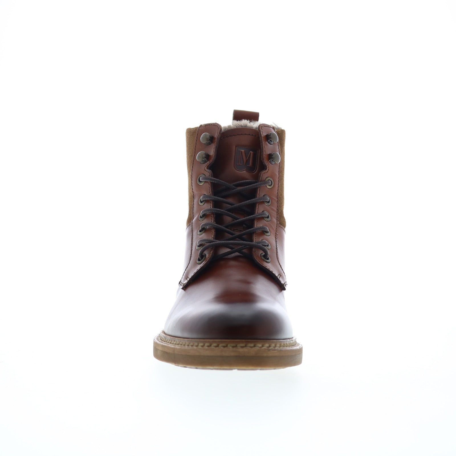 Bruno Magli Cerone MB1CERBO Mens Brown Leather Lace Up 