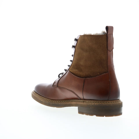 Bruno Magli Cerone MB1CERBO Mens Brown Leather Lace Up Casual Dress Boots