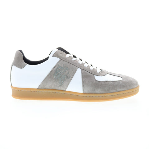 Bruno Magli Conte MB1CONG0 Mens White Suede Lifestyle Sneakers Shoes