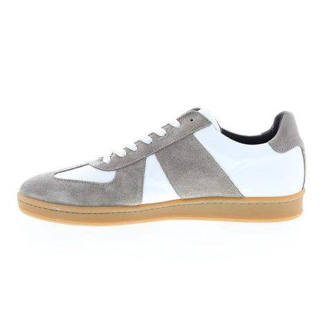Bruno Magli Conte MB1CONG0 Mens White Suede Lifestyle Sneakers Shoes