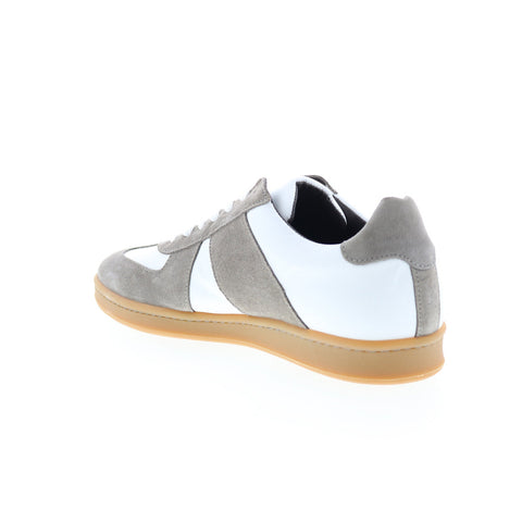 Bruno Magli Conte MB1CONG0 Mens White Suede Lifestyle Sneakers Shoes