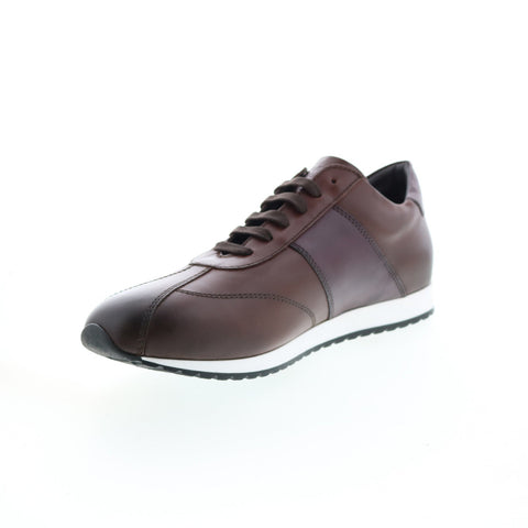 Bruno Magli Carlo MB1CRLE0 Mens Brown Leather Lifestyle Sneakers Shoes