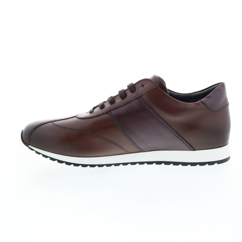 Bruno Magli Carlo MB1CRLE0 Mens Brown Leather Lifestyle Sneakers Shoes