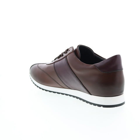Bruno Magli Carlo MB1CRLE0 Mens Brown Leather Lifestyle Sneakers Shoes