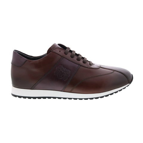 Bruno Magli Carlo MB1CRLE0 Mens Brown Leather Lifestyle Sneakers Shoes