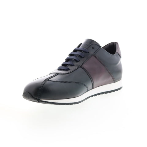 Bruno Magli Carlo MB1CRLN0 Mens Blue Leather Lifestyle Sneakers Shoes