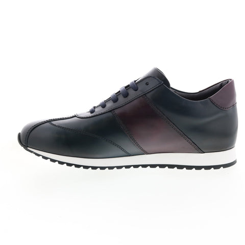 Bruno Magli Carlo MB1CRLN0 Mens Blue Leather Lifestyle Sneakers Shoes