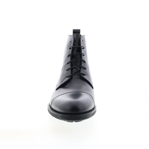 Bruno Magli Crosby MB1CSBA0 Mens Black Leather Lace Up Casual Dress Boots