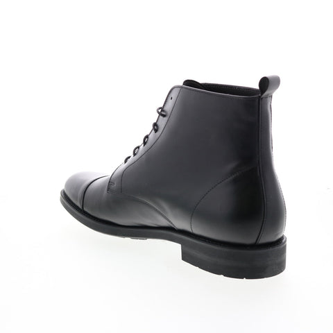 Bruno Magli Crosby MB1CSBA0 Mens Black Leather Lace Up Casual Dress Boots