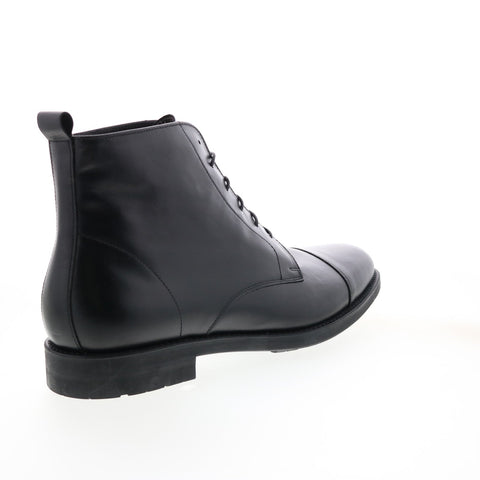 Bruno Magli Crosby MB1CSBA0 Mens Black Leather Lace Up Casual Dress Boots