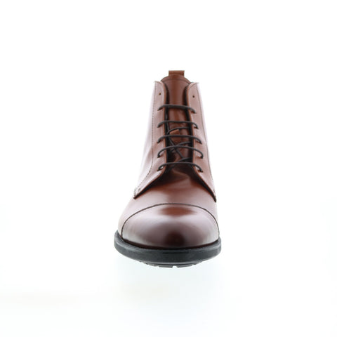 Bruno Magli Crosby MB1CSBB0 Mens Brown Leather Lace Up Casual Dress Boots