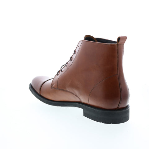 Bruno Magli Crosby MB1CSBB0 Mens Brown Leather Lace Up Casual Dress Boots