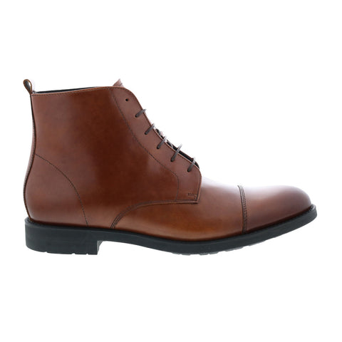 Bruno Magli Crosby MB1CSBB0 Mens Brown Leather Lace Up Casual Dress Boots