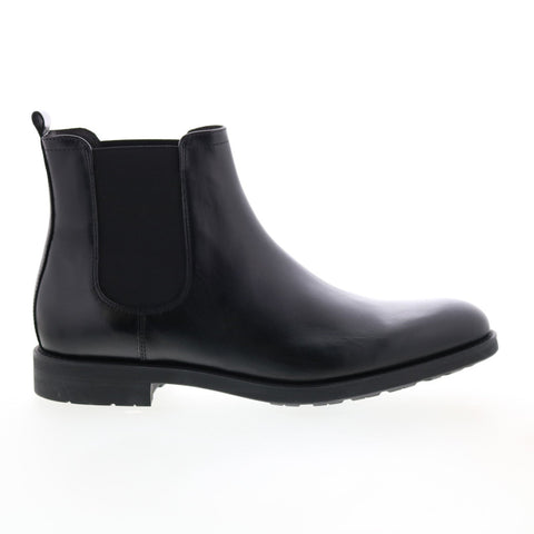 Bruno Magli Canyon MB1CYNA0 Mens Black Leather Slip On Chelsea Boots