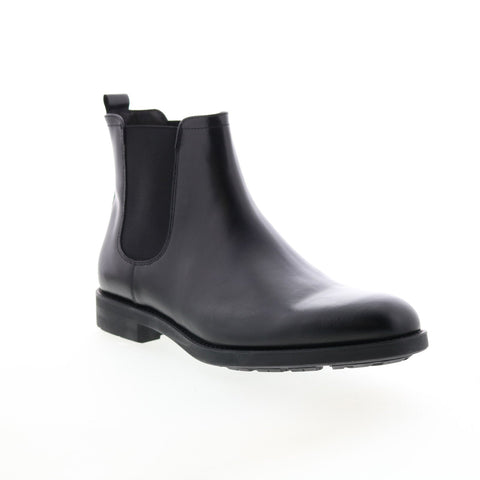 Bruno Magli Canyon MB1CYNA0 Mens Black Leather Slip On Chelsea Boots