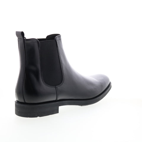 Bruno Magli Canyon MB1CYNA0 Mens Black Leather Slip On Chelsea Boots