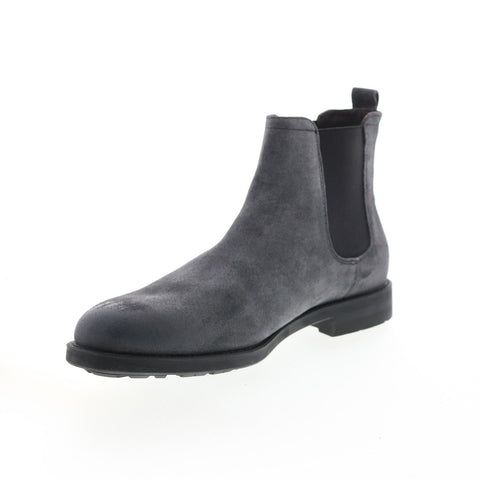 Bruno Magli Canyon MB1CYNF1 Mens Gray Suede Slip On Chelsea Boots