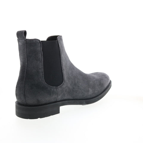 Bruno Magli Canyon MB1CYNF1 Mens Gray Suede Slip On Chelsea Boots