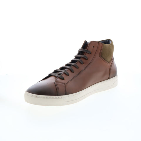 Bruno Magli Dimento MB1DMTB0 Mens Brown Leather Lifestyle Sneakers Shoes