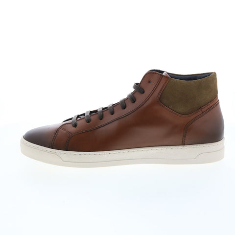 Bruno Magli Dimento MB1DMTB0 Mens Brown Leather Lifestyle Sneakers Shoes
