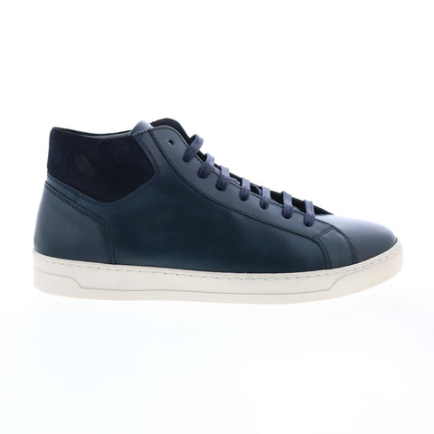 Bruno Magli Dimento MB1DMTN0 Mens Blue Leather Lifestyle Sneakers Shoes