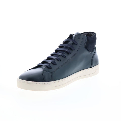 Bruno Magli Dimento MB1DMTN0 Mens Blue Leather Lifestyle Sneakers Shoes