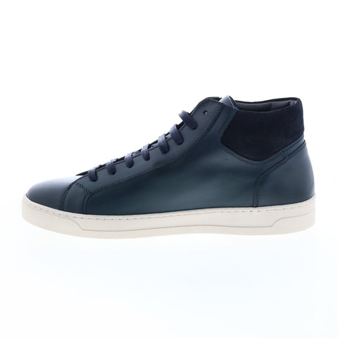 Bruno Magli Dimento MB1DMTN0 Mens Blue Leather Lifestyle Sneakers Shoes