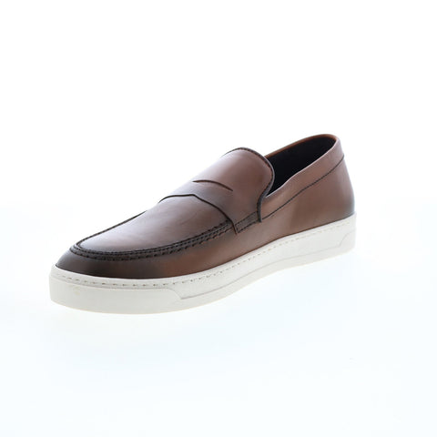 Bruno Magli Dolomite MB1DOLB0 Mens Brown Loafers & Slip Ons Penny Shoes