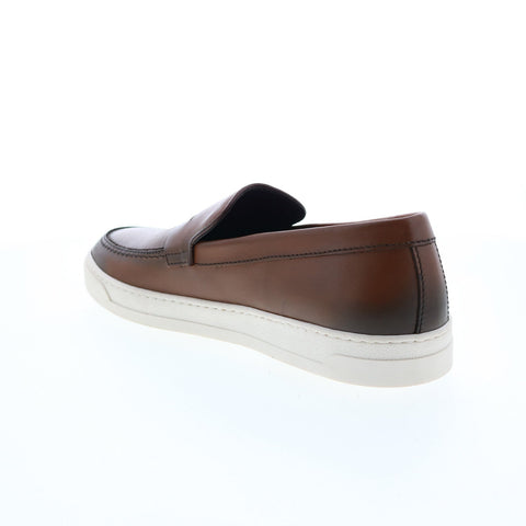 Bruno Magli Dolomite MB1DOLB0 Mens Brown Loafers & Slip Ons Penny Shoes