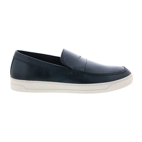 Bruno Magli Dolomite MB1DOLN0 Mens Blue Loafers & Slip Ons Penny Shoes