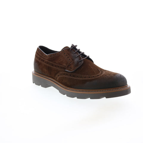Bruno Magli Gil MB1GILD1 Mens Brown Oxfords & Lace Ups Wingtip & Brogue Shoes