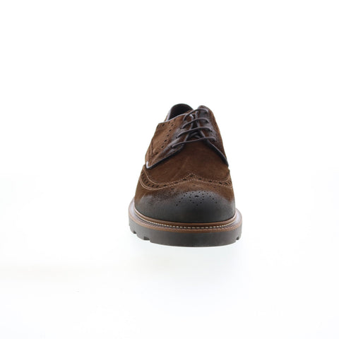 Bruno Magli Gil MB1GILD1 Mens Brown Oxfords & Lace Ups Wingtip & Brogue Shoes