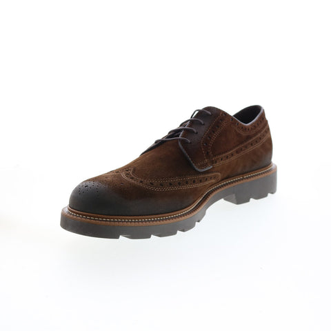 Bruno Magli Gil MB1GILD1 Mens Brown Oxfords & Lace Ups Wingtip & Brogue Shoes