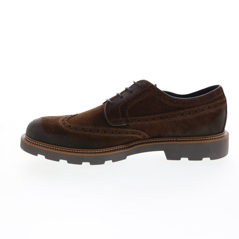 Bruno Magli Gil MB1GILD1 Mens Brown Oxfords & Lace Ups Wingtip & Brogue Shoes