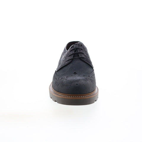 Bruno Magli Gil Mens Gray Oxfords & Lace Ups Wingtip & Brogue Shoes