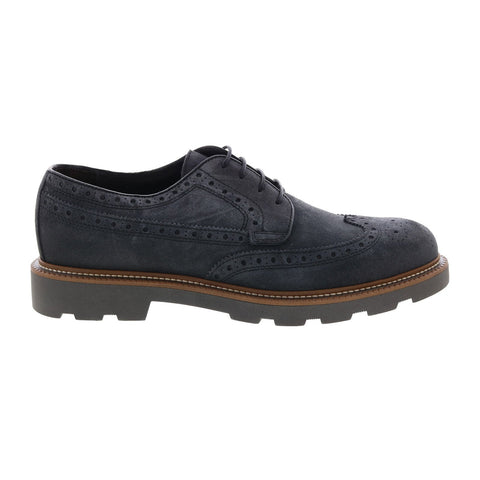 Bruno Magli Gil Mens Gray Oxfords & Lace Ups Wingtip & Brogue Shoes