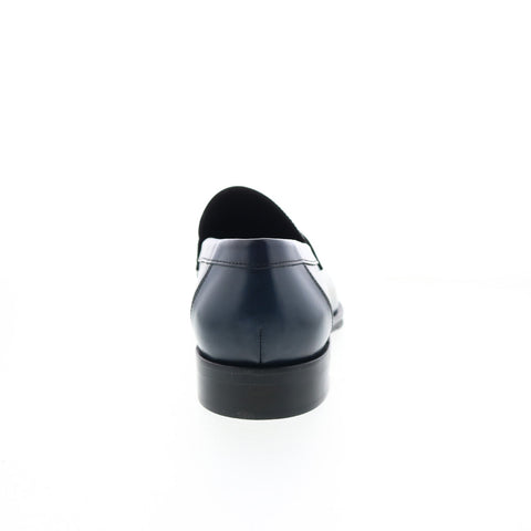 Bruno Magli Hudson MB1HUDN0 Mens Blue Loafers & Slip Ons Penny Shoes