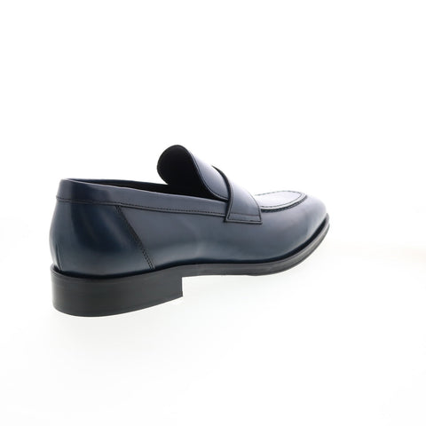 Bruno Magli Hudson MB1HUDN0 Mens Blue Loafers & Slip Ons Penny Shoes