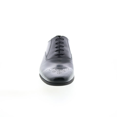 Bruno Magli Matteo MB1MATA0 Mens Black Leather Oxfords Wingtip & Brogue Shoes