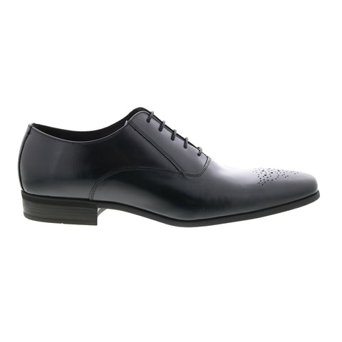 Bruno Magli Matteo MB1MATA0 Mens Black Leather Oxfords Wingtip & Brogue Shoes