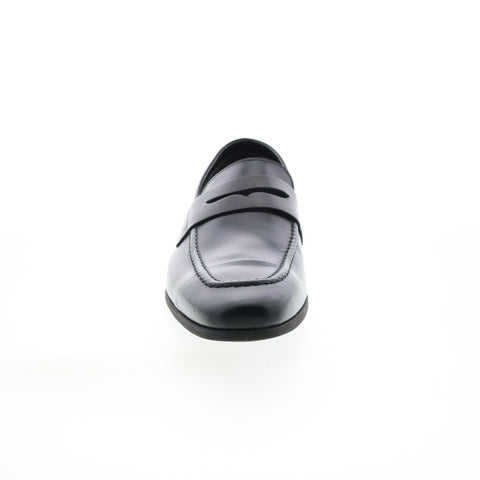 Bruno Magli Mineo MB1MINA0 Mens Black Loafers & Slip Ons Penny Shoes