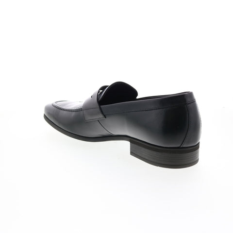 Bruno Magli Mineo MB1MINA0 Mens Black Loafers & Slip Ons Penny Shoes